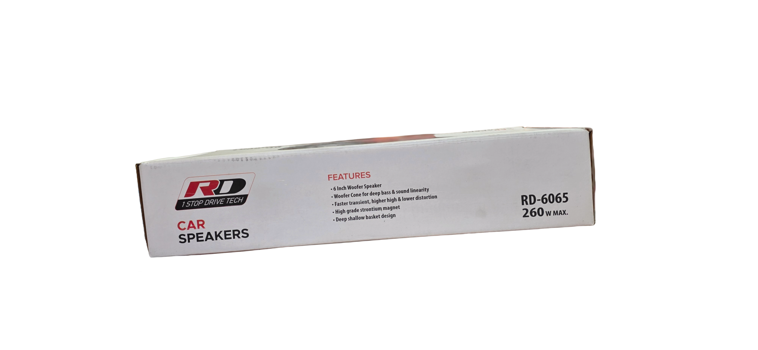 RD-6065 2-Way Coaxial Car Speakers - 260W Max Power (with Grilles) - Image 3