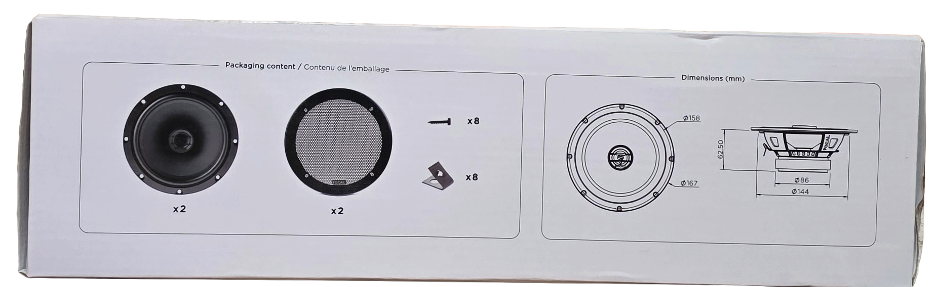 Focal Auditor ACX 165 6.5" 2-Way Coaxial Speakers - 120W Max - Image 2