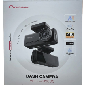 Pioneer VREC-Z820DC Dual-Channel Dash Camera – 4K Ultra HD Precision