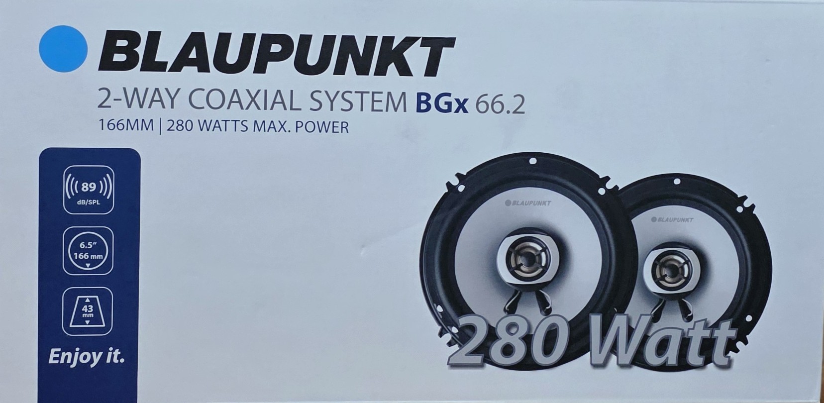 Blaupunkt BGx 66.2 6.5-inch 2-Way Coaxial Speaker