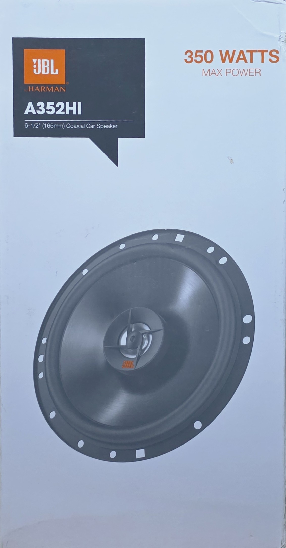 JBL A352HI 6.5" (165mm) Coaxial Car Speakers – 350W Max Power