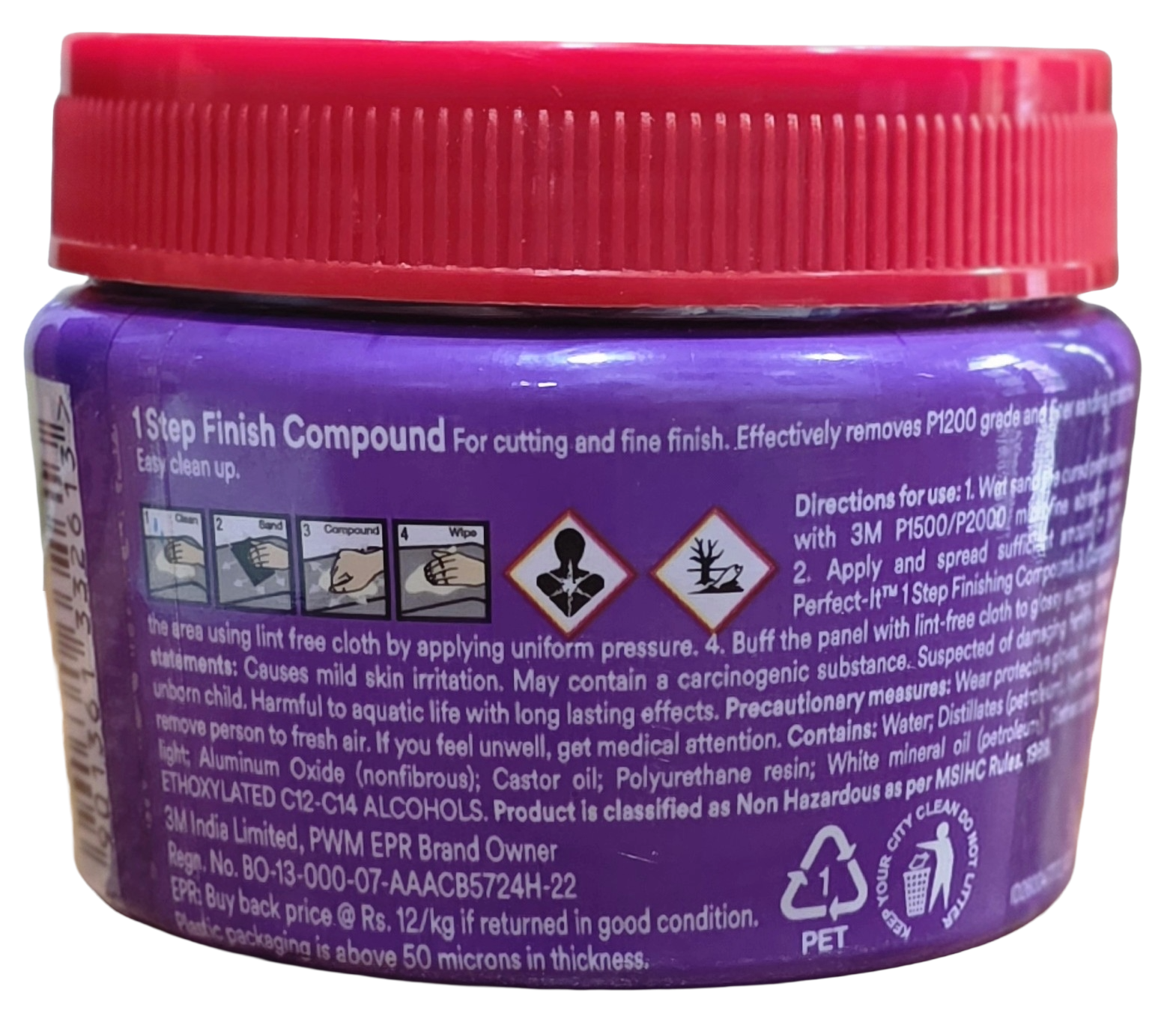 3M Perfect-It™ 1 Step Finishing Compound – Professional Gloss & Scratch Removal - Image 2