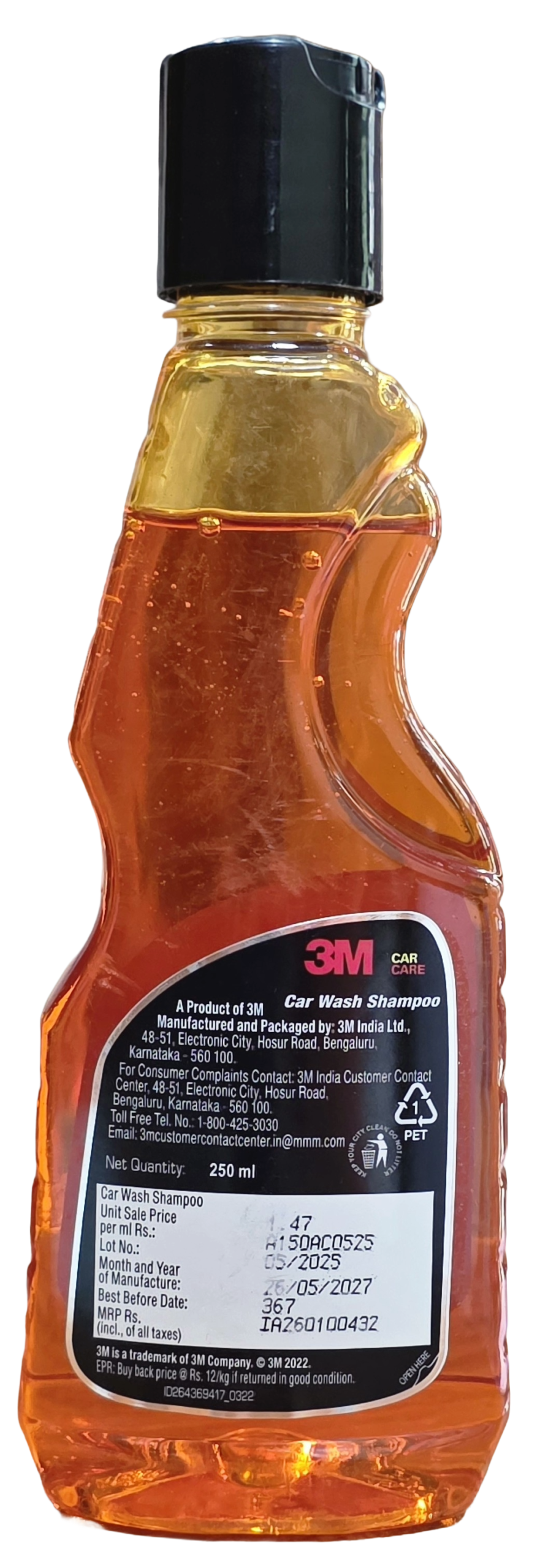 3M Car Wash Shampoo (250 ml) - Image 2